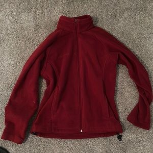 red columbia jacket size medium